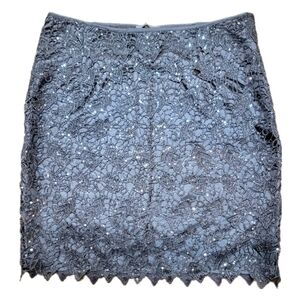 3/$15 H&M SEQUIN LACE SKIRT